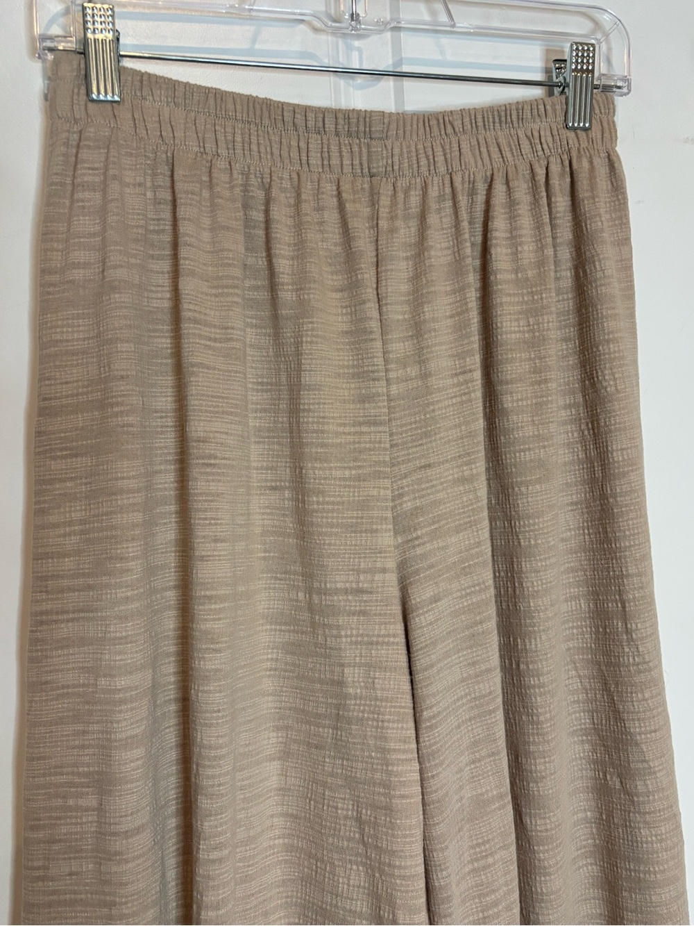 Z Supply Tan Textured Sloane Sleeveless Crop Tank Top Sloane Wide Leg Pants S - Picture 7 of 11